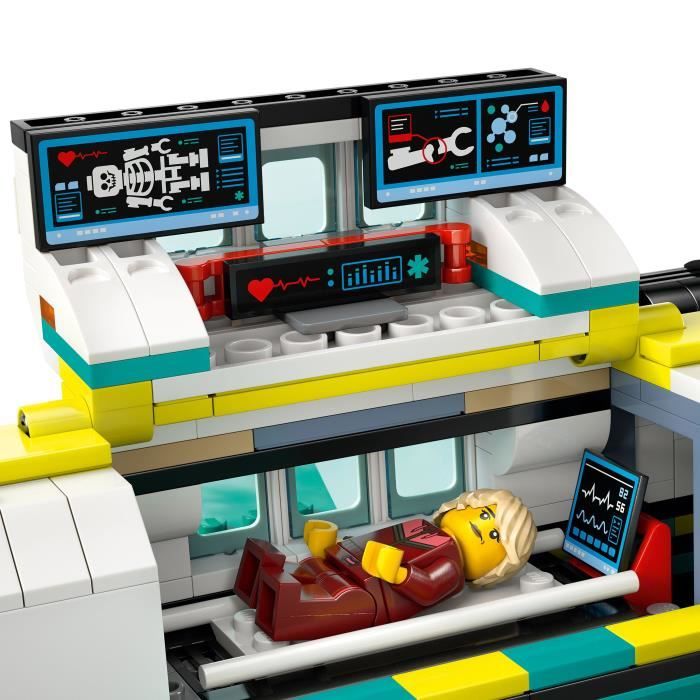 LEGO City 60465 L'Ambulance de Secours Aérienne - Jeu de Construction Garçon des 6 ans