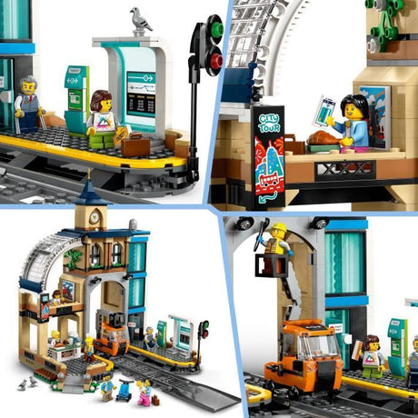 LEGO City 60469 La Gare Centrale - Jeu de Construction pour enfant des 7 ans