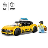 LEGO City 60487 Le Taxi Jaune - Jouet Voiture pour Garçon ou Fille des 5 ans - Idée Cadeau