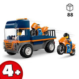 LEGO City 60491 Le Transporteur de Motos - Jouet de Construction dčs 4 ans - Idée Cadeau