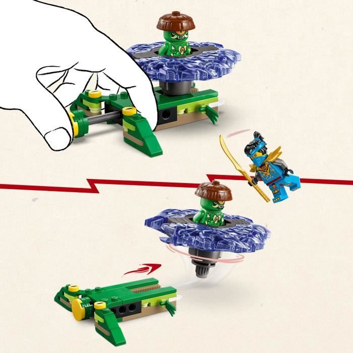 LEGO NINJAGO 71849 Nya contre la Toupie du Monstre Mutant - Jeu de Construction 6 ans