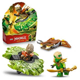 LEGO NINJAGO 71850 Lloyd contre la Toupie du Monstre de la Terre - Jeu de Construction