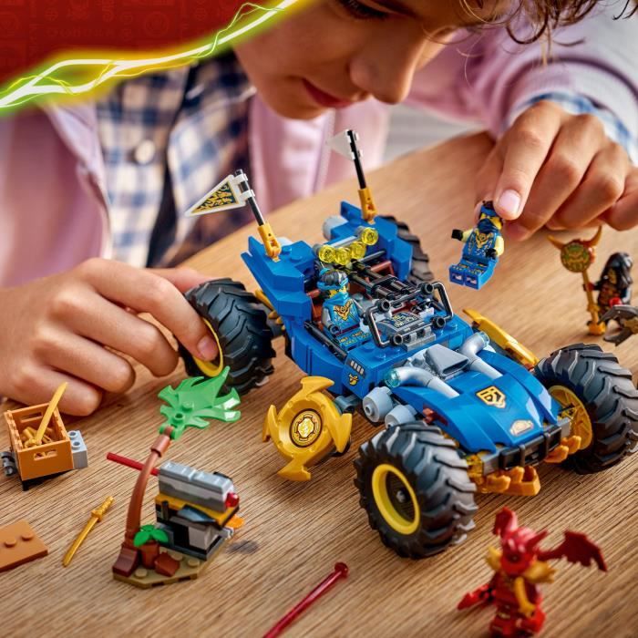 LEGO NINJAGO 71856 La Voiture Transformable de Jay - Jeu de Construction 8 ans - Cadeau