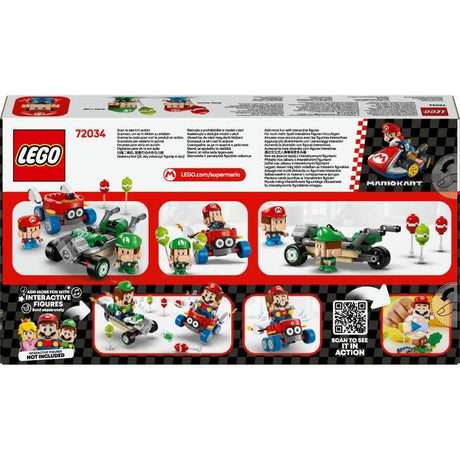 LEGO Super Mario 72034 Mario Kart – Bébé Mario contre Bébé Luigi - Cadeau Nintendo