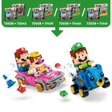 LEGO Super Mario 72038 Mario Kart – Wario et Roi Boo - Jeu de Construction des 8 ans