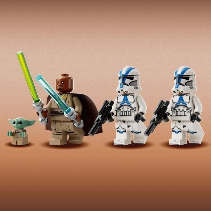 LEGO Star Wars 75378 The Mandalorian L'évasion en Speeder BARC, Set de Construction