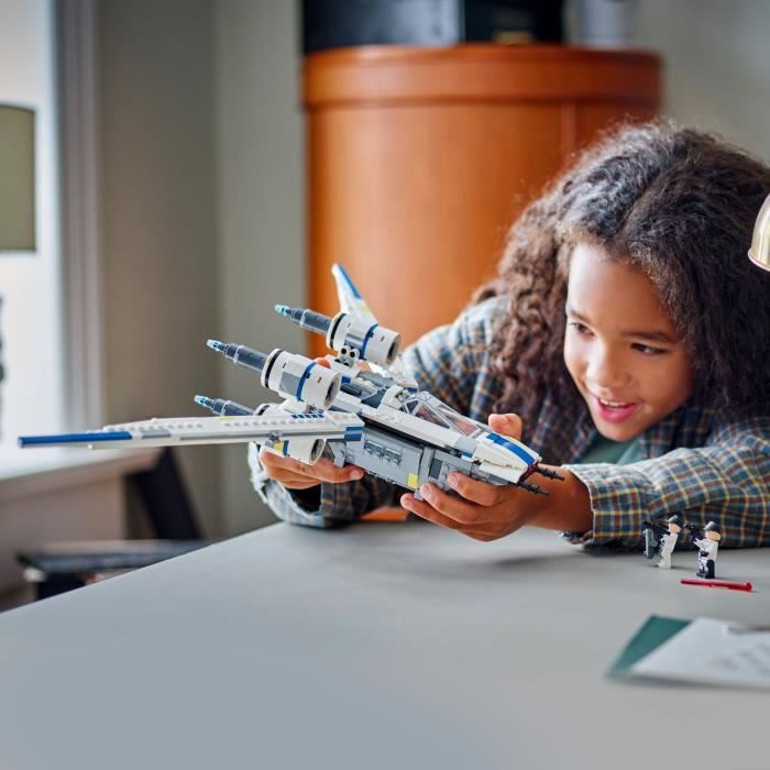 LEGO Star Wars 75399 Andor Le Chasseur Stellaire U-Wing de l'Alliance Rebelle, Jeu de construction des 8 Ans