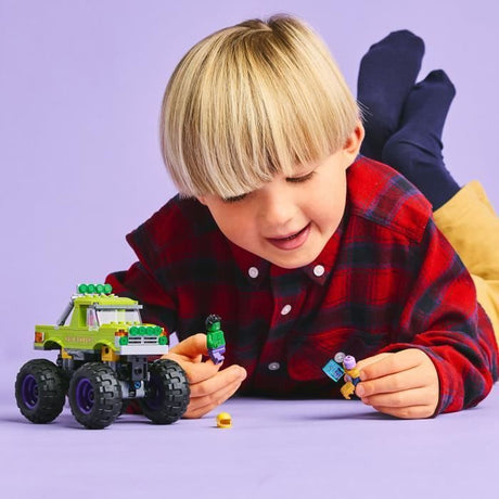LEGO | Marvel 76312 Le Tout-Terrain de Hulk contre Thanos Jeu de construction garçon 7 ans