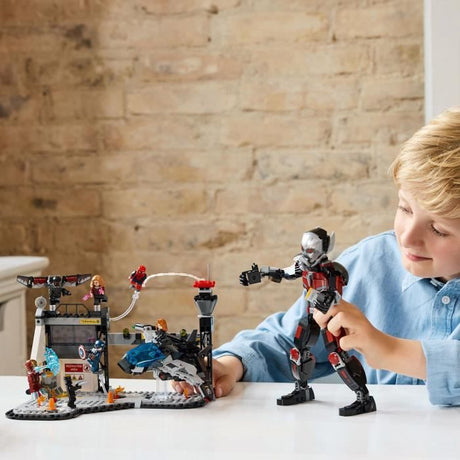 LEGO Marvel 76314 Le combat de Captain America : Civil War - Jouet pour garçon des 10 ans