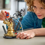 LEGO | Marvel 76334 Le Combat Légendaire entre Spider-Man et Sandman - Jouet des 9 ans