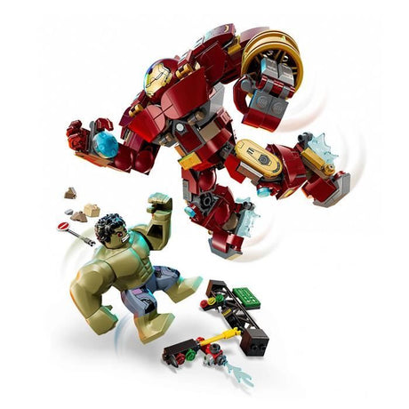 LEGO | Marvel 76343 Le Combat Légendaire entre Hulkbuster et Hulk - Jeu des 9 ans - Cadeau