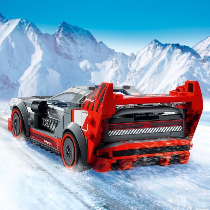 LEGO Speed Champions 76921 Voiture de Course Audi S1 e-Tron Quattro, Véhicule Jouet