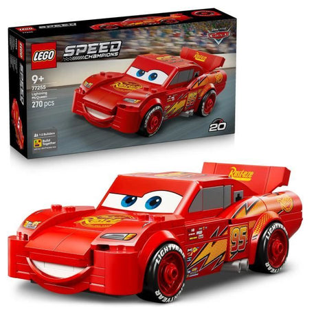 LEGO Speed Champions 77255 Flash McQueen - Jouet Voiture Rouge - Garçon ou Fille des 9 ans