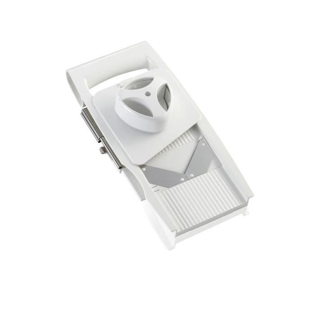 Râpe universelle Leifheit ComfortLine 23170 - râpe a légumes avec 5 grilles interchangeables - mandoline cuisine en acier inox