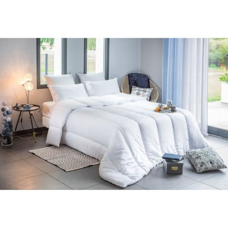 Couette Tempérée 300gr/m˛ Microfibre - BLANREVE - 140 x 200 cm - Blanc