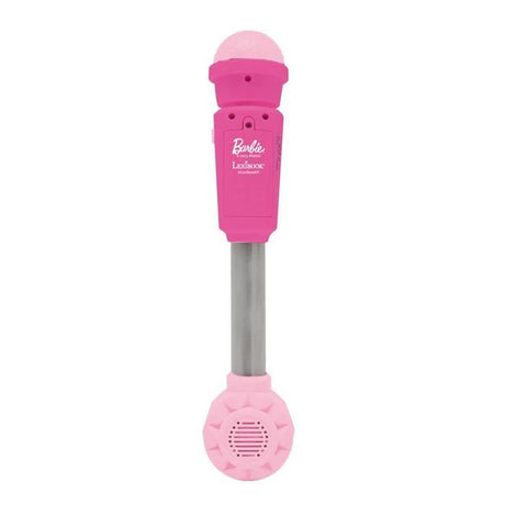 Microphone Barbie avec tube lumineux, enceinte (entrée auxiliaire), mélodies et effets sonores