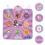 Tapis de danse électronique, Bluetooth et lumineux Gabby et la maison magique avec 6 modes de jeu