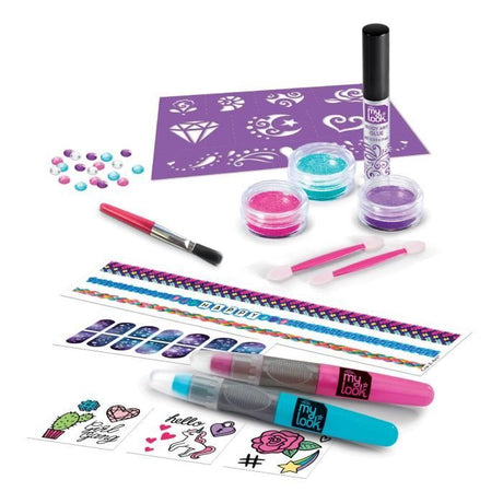 LEXIBOOK CRAZART - Kit de beauté 3 en 1 pailleté