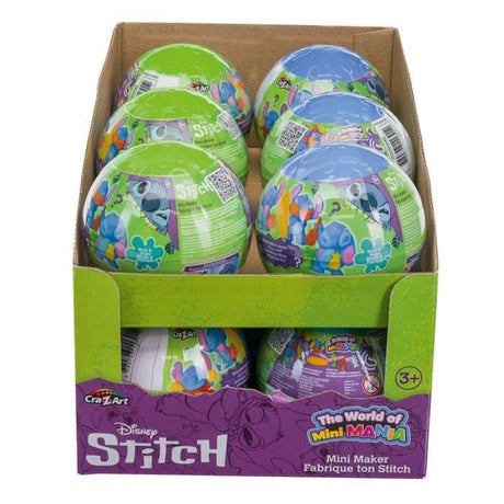LEXIBOOK CRAZART - Balle mini mania Stitch, figurines a modeler
