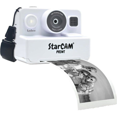 Lexibook - StarCAM Print - Appareil instantané - Fonctions Photo et vidéo, Carte Micro-SD 32Go et kit de Personnalisation