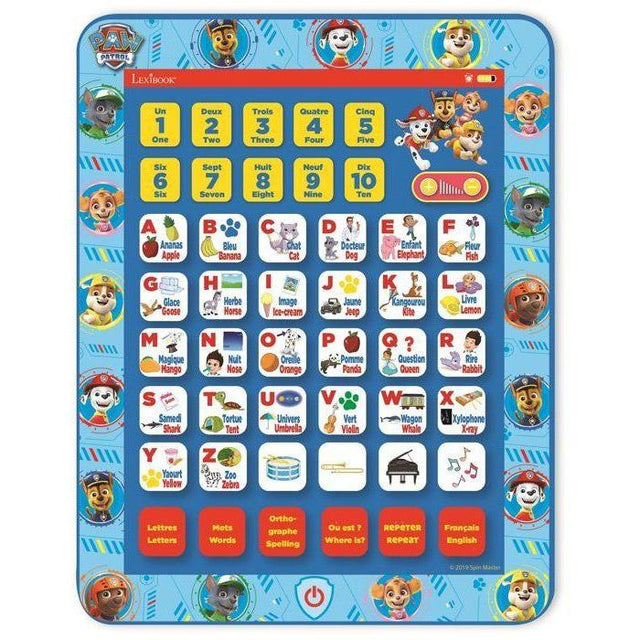 Tablette éducative bilingue Pat' Patrouille (EN/FR)