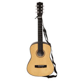 Guitare acoustique en bois, Lexibook, 91 cm, Guide d'apprentissage inclus, 6 cordes en nylon, Housse de transport incluse, Bois/Noir