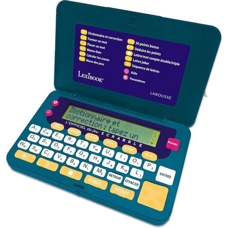 Lexibook - Dictionnaire électronique officiel du Scrabble - Format Ergonomique - Large Touches - A piles - Nouvelle Edition FISF
