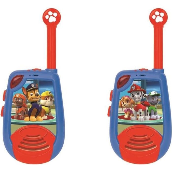 Lexibook, Pat Patrouille, Talkies-Walkies 200m, Jeu de Communication pour Enfant, 2 canaux de Communication, Piles