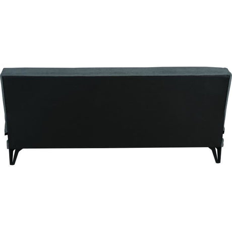 Banquette convertible 3 places - LIMRA - Tissu menthe- 2 coussins - 190 x 87 x 87 cm