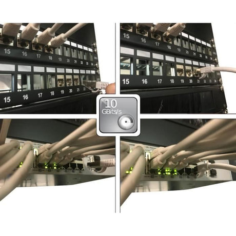 Câble RJ45 - LINEAIRE - PC6AA5 - Cat.6a - Blindé - S/FTP - LSZH - 0,5m