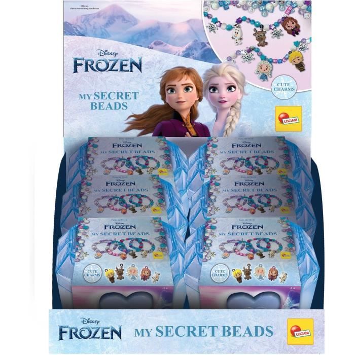 Coffret Bijoux - LISCIANIGIOCHI - LA REINE DES NEIGES - Coffret avec serrure, perles et breloques