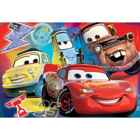 Puzzle MaxiFloor double face - Cars - LISCIANIGIOCHI - 2 x 60 pieces - Des 4 ans
