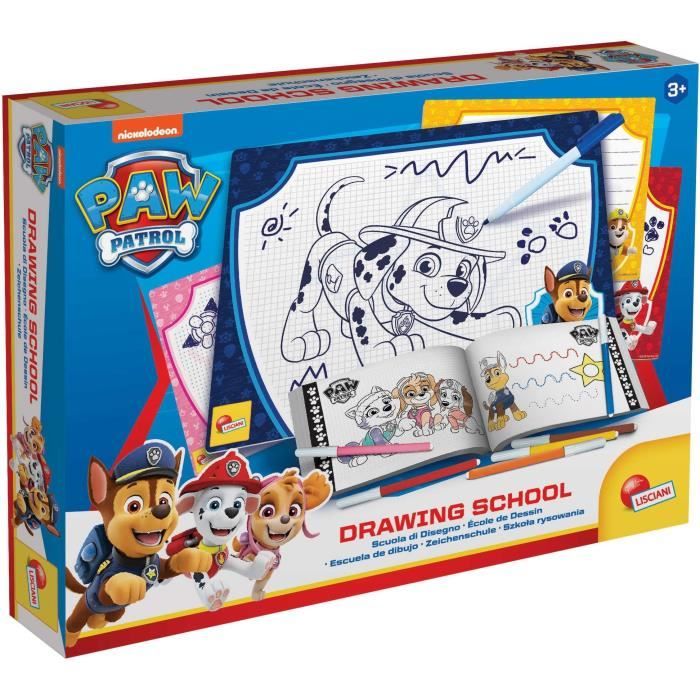 Kit de dessin - LISCIANIGIOCHI - PAT'PATROUILLE - Feutres, Modele Pat' Patrouille
