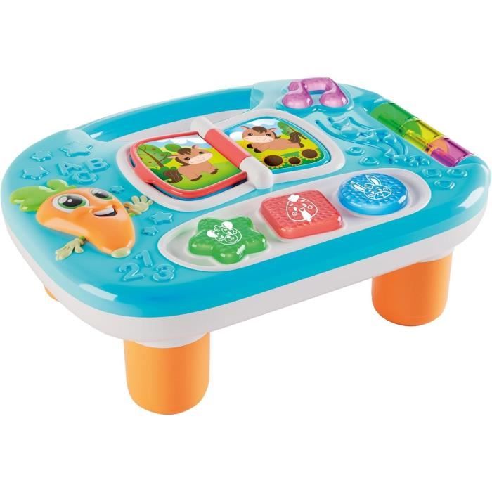 La Ferme - Mini table éducative - CAROTINA BABY - Découverte des animaux, sons et mélodies