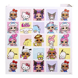 L.O.L. Surprise! - Loves Hello Kitty and Friends -  1 Poupée, Tenues et  Accessoires, Emballage Opaque,  8 Poupées a collectionner