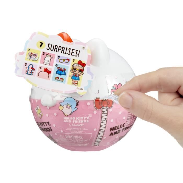 L.O.L. Surprise! - Loves Hello Kitty and Friends -  1 Poupée, Tenues et  Accessoires, Emballage Opaque,  8 Poupées a collectionner