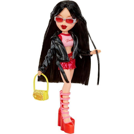 Bratz Goin' Out Poupée - Jade - 1 Poupée Mannequin a Collectionner - Une Tenue, Un Sac a Main, Une Paire de Lunettes Soleil - 6 ans
