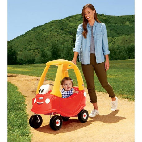 Cozy Coupe - Little Tikes - Rouge - Voiture enfant - Portes, Klaxon et Plancher a retirer - Des 18 mois