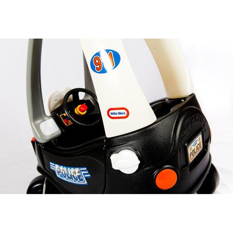 Cozy Coupe - Little Tikes - Police - Voiture enfant - Portes, Klaxon et Plancher a retirer - Des 18 mois