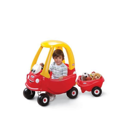 Cozy Coupe - Little Tikes - Remorque Rouge - S'adapte a la voiture Cozy Coupe - Des 18 mois