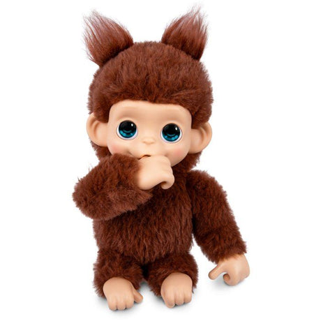 Peluche - LITTLE LIVE PETS - Mon bébé singe mini - Marron - Des 4 ans