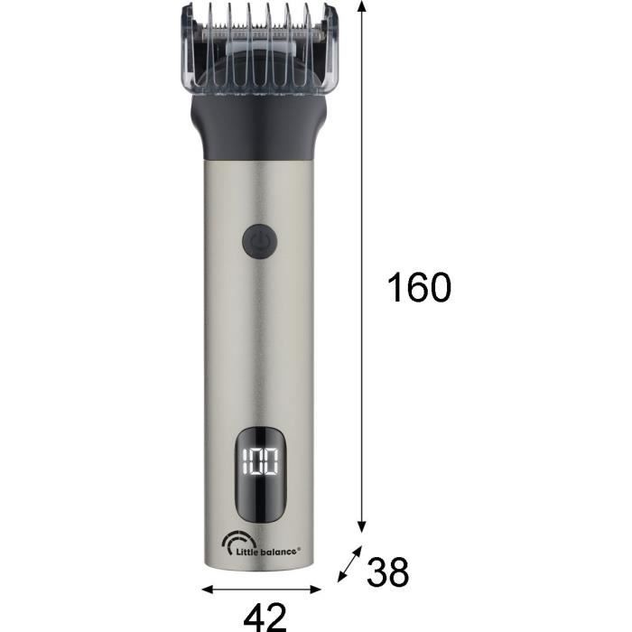 Tondeuse multifonction - LITTLE BALANCE -  6 Barber 6-en-1 - 240 min - 6 tetes - Inox