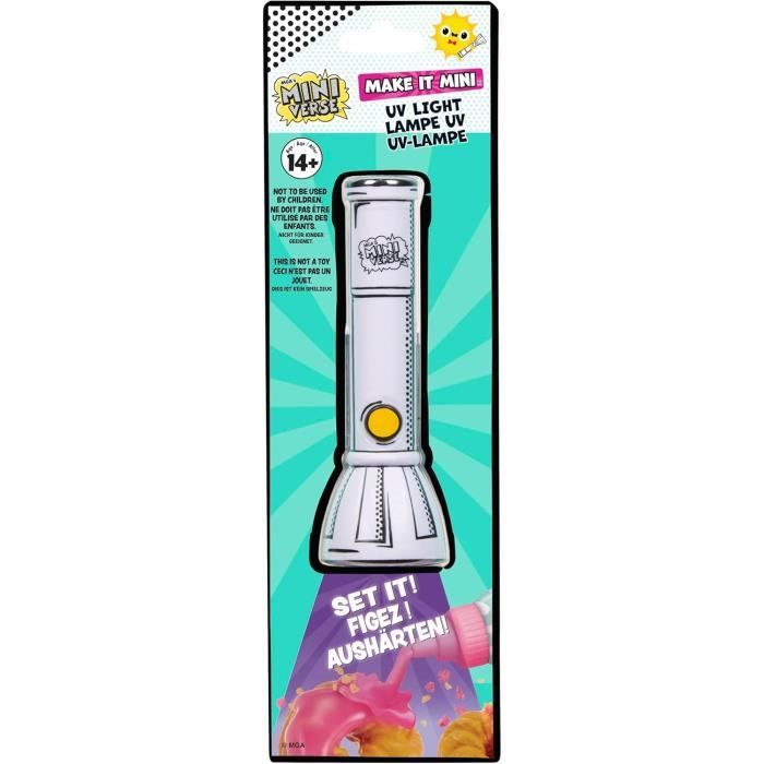 MGA Miniverse - Lampe a U.V. -Seche tes créations en résine -1 secondes - 8 ans et plus - Aléatoire