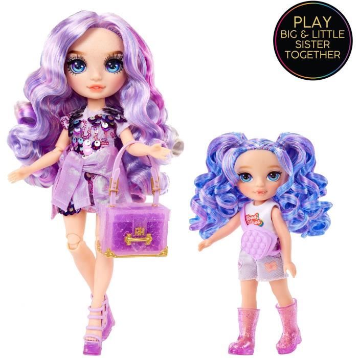 Rainbow High Littles - Poupée 15cm + animal de compagnie - Violet - Des 4ans