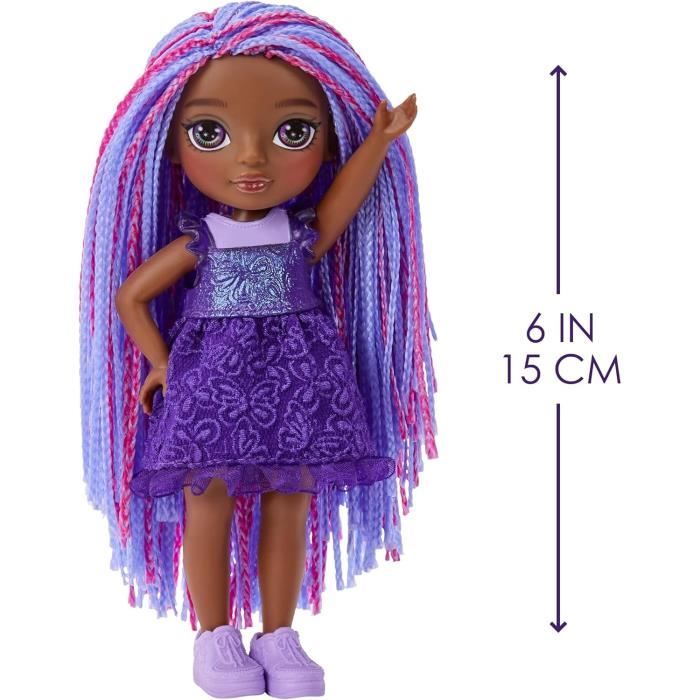 Rainbow High Littles - Poupée 15cm + animal de compagnie - Violet Foncé - Des 4ans