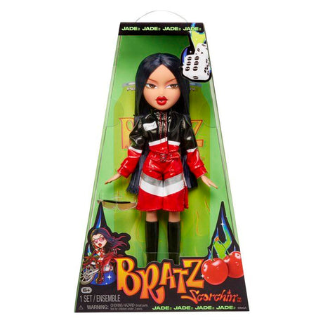 BRATZ - Bratz Scorchin' Jade - 1 poupée Mannequin - Tenue et Accessoires - Poupées inspirées de la Moto - Des 6 ans