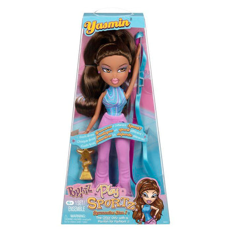 BRATZ -Bratz Play Sportz- Yasmin - Poupée mannequin Gymnaste