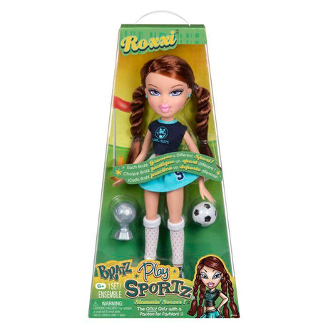 BRATZ - Bratz Play Sportz- Roxxi - Poupée mannequin Footballeuse