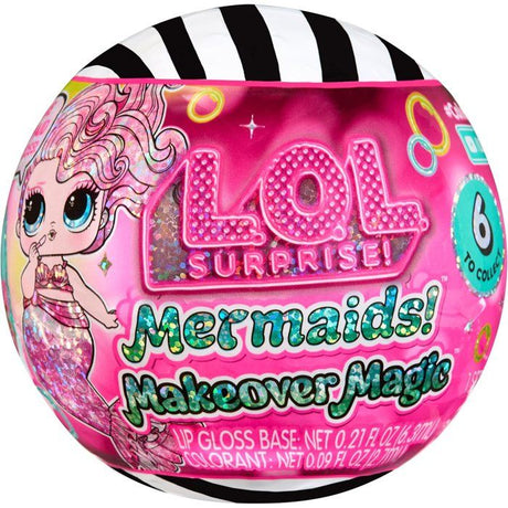 L.O.L. Surprise! - Sirenes  - Brillant a Levres a faire soi-meme, Mélangez et créez du Maquillage, 6 Poupées a Collectionner -  4 an
