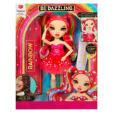 Rainbow High - Poupée Mannequin Be Dazzling - Vivienne Rouge - 28 cm - Pierres précieuses scintillantes et accessoires inclus